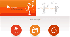 Desktop Screenshot of bpmanagement.ch
